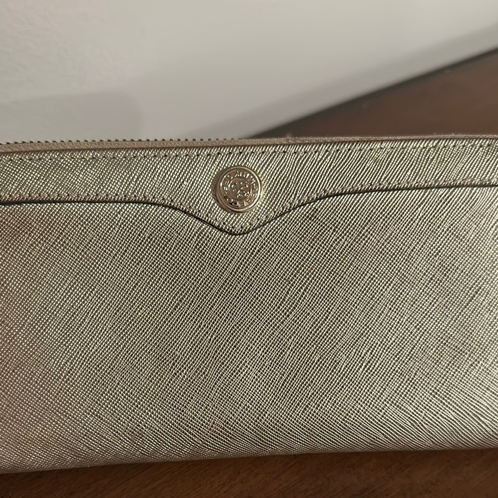 Rebecca Minkoff Gold Textured Wallet - Picture 3 of 9